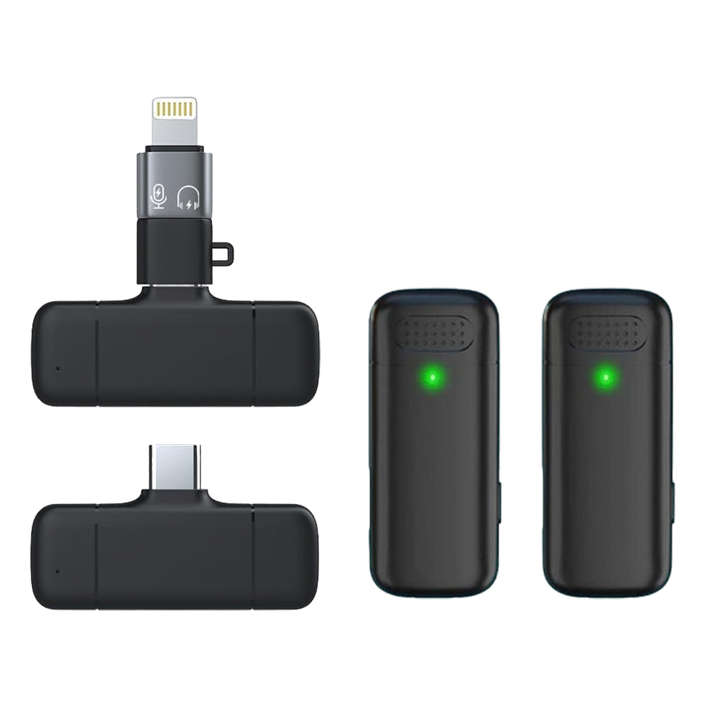 Type-C 2.4G Wireless Lavalier Microphone with Charging Case
