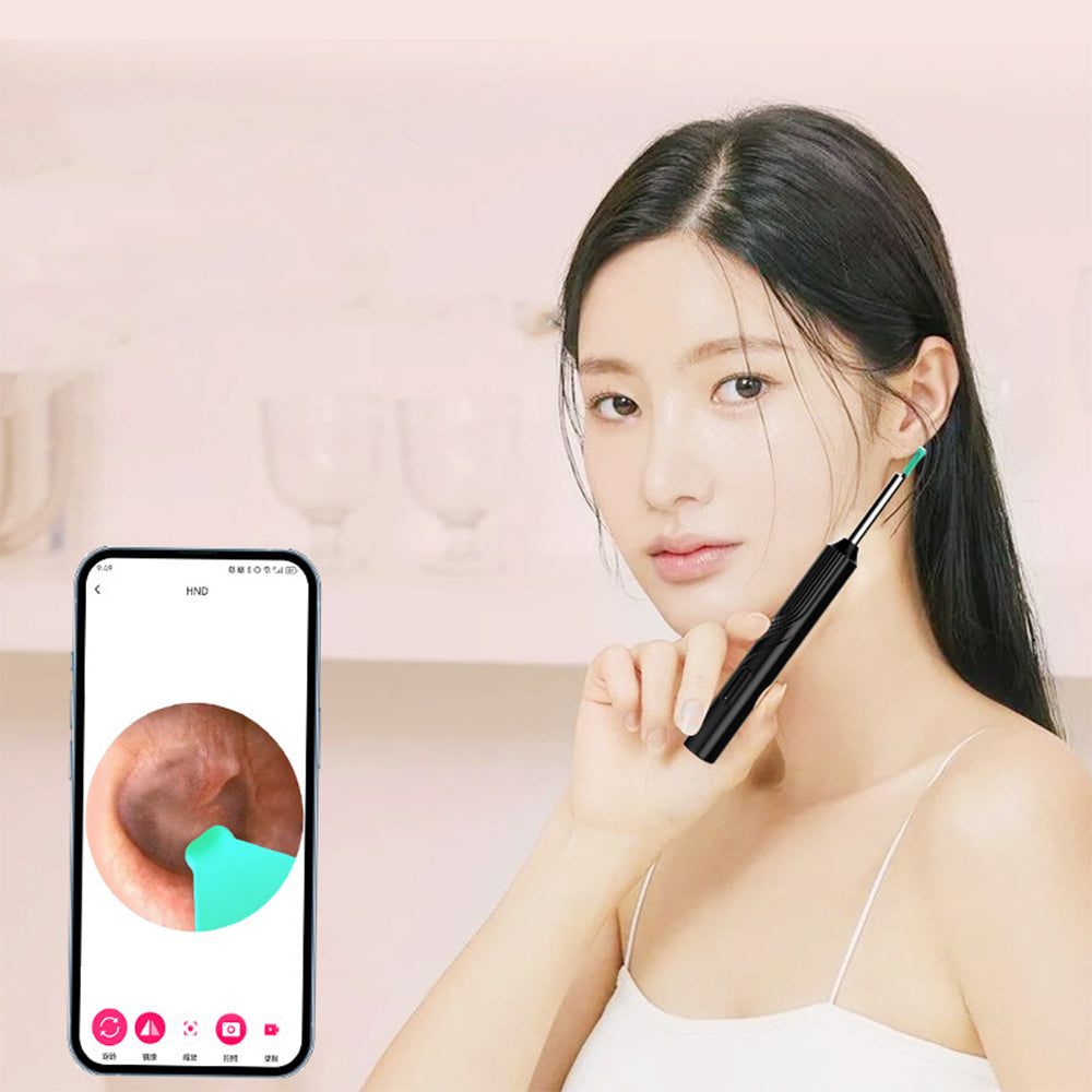 WIFI Connection Ear Wax Removal Tool Ear Set Camera Wireless Visual Ear Otoscope