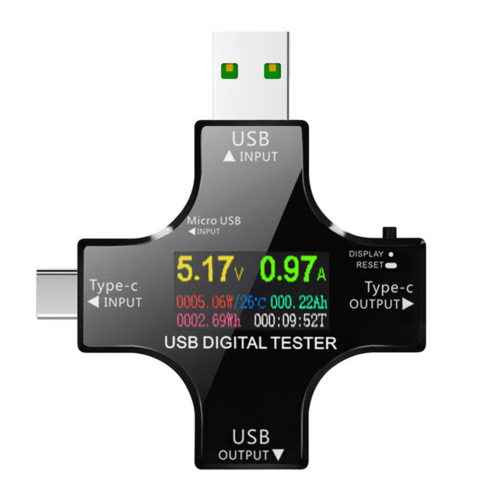 USB C Tester Type-C PD Digital Voltage Current Power Meter Detector