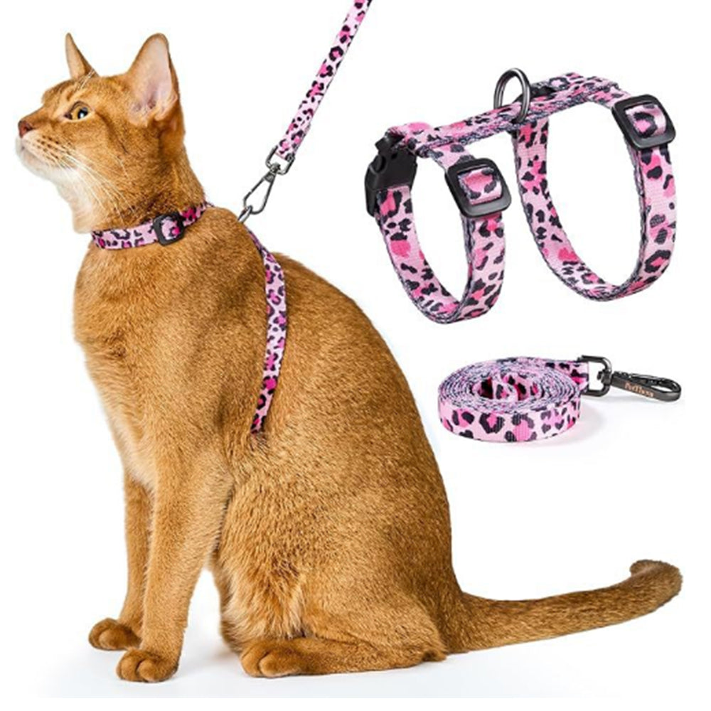 Cat Adjustable Harness and Leash Set