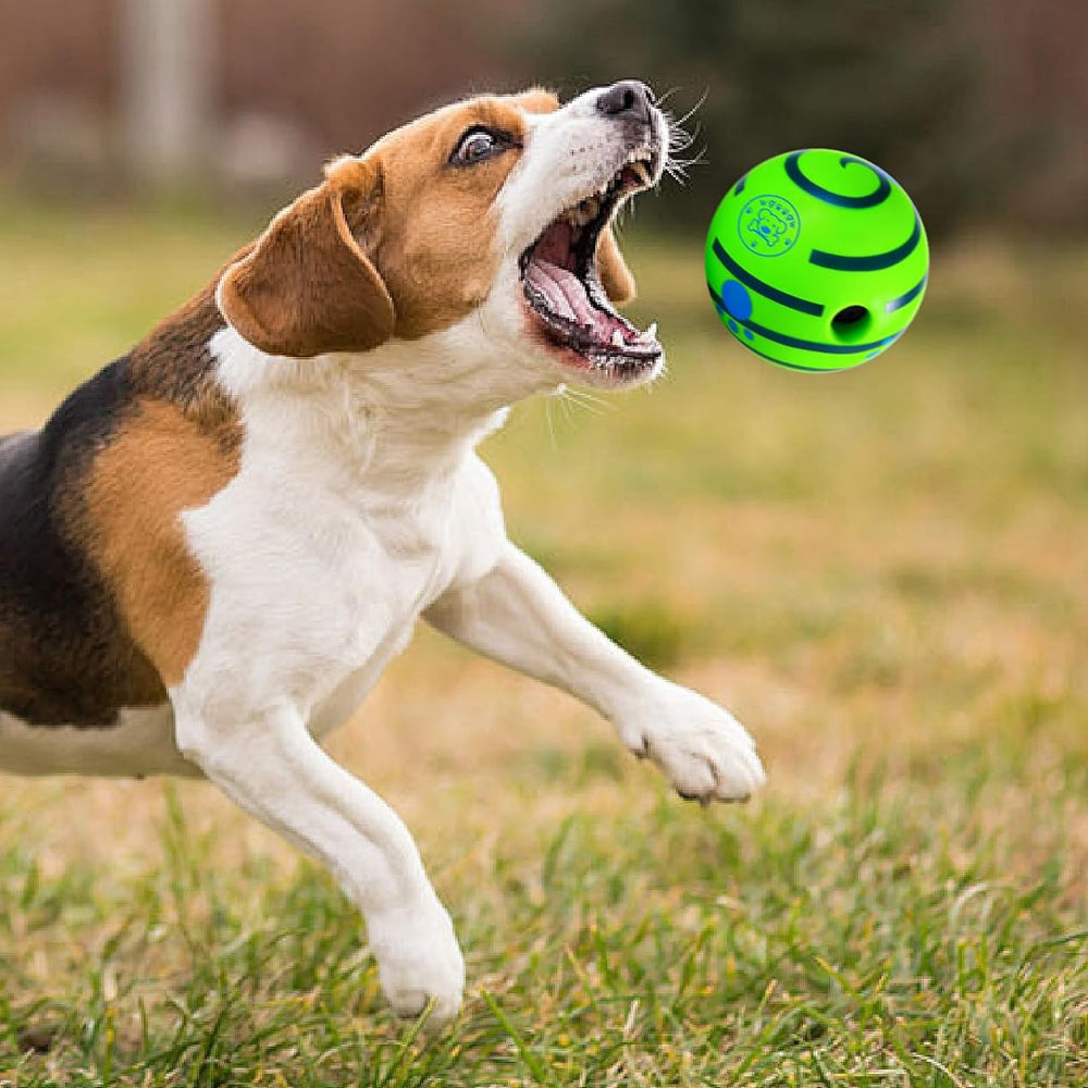 Wobble Wag Giggle Dog Ball Interactive Dog Toy Ball