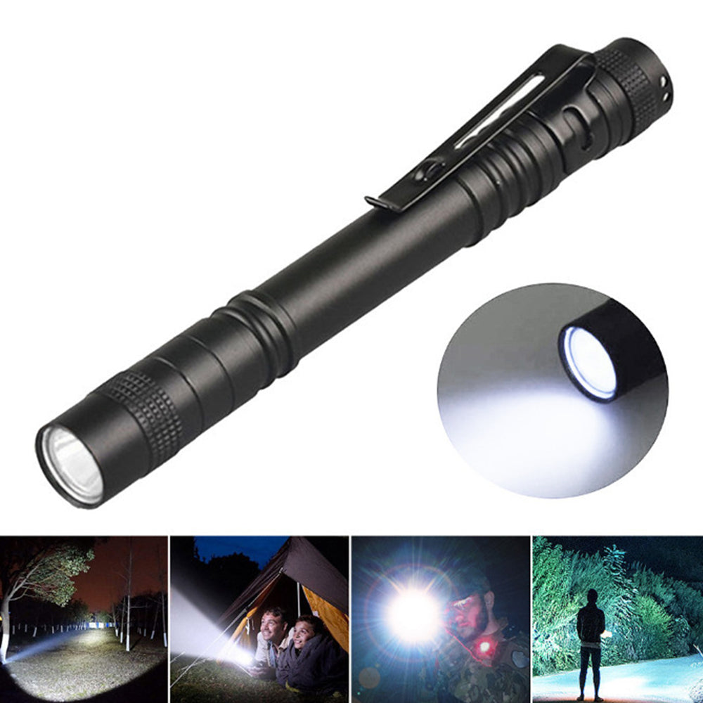 Mini Pocket Portable LED Flashlight with Clip