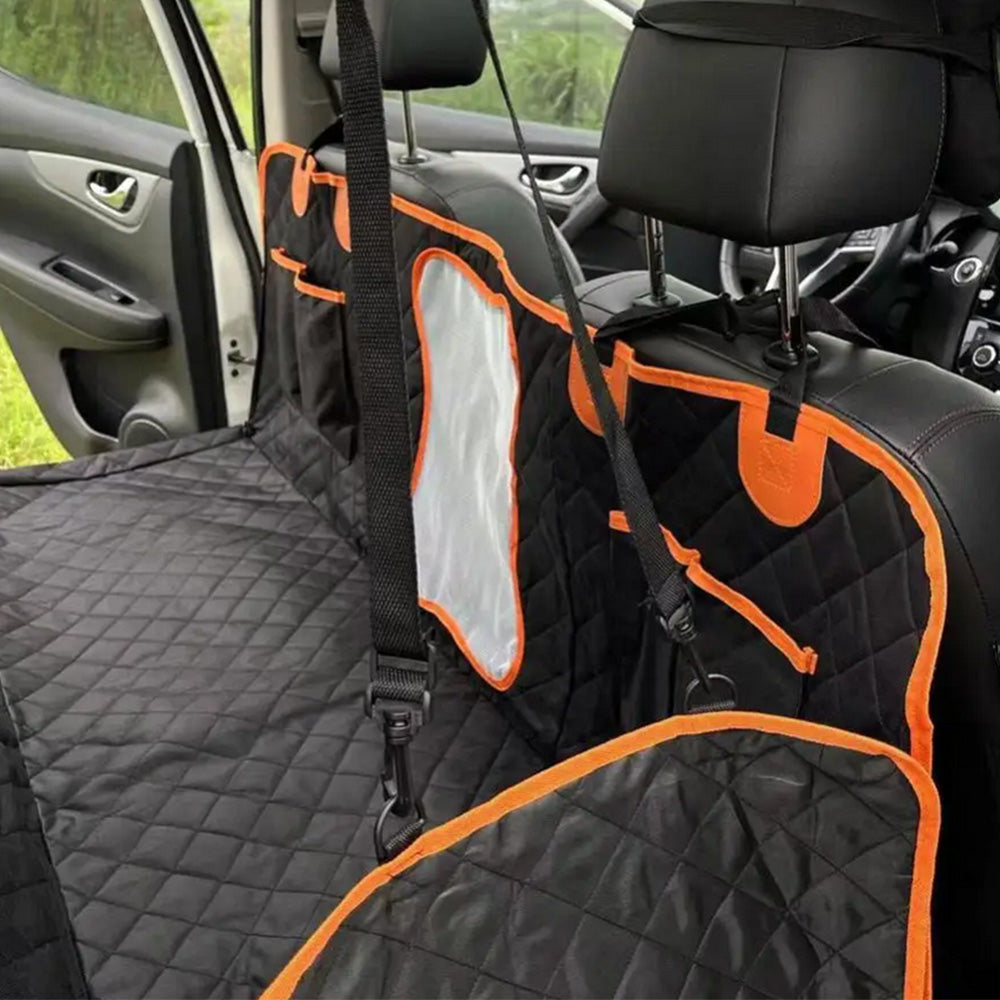 Dog Seat Cover Waterproof Scratchproof Hammock with Side Flaps for SUVs Trucks