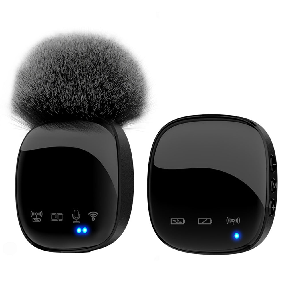 Wireless Lavalier Microphone for iPhone Android Camera Recording Live Streaming YouTube TikTok