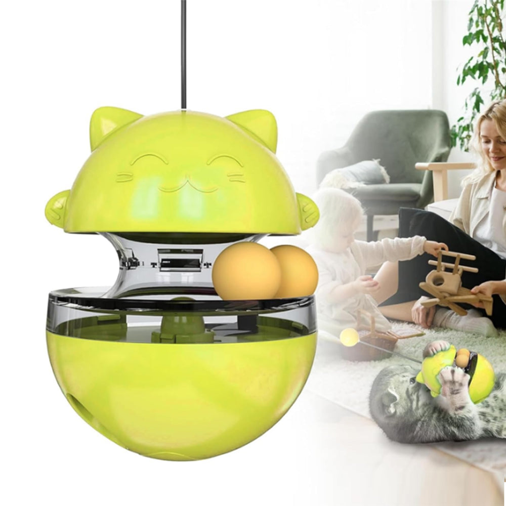 Cat Treat Ball Tumbler Interactive Toy