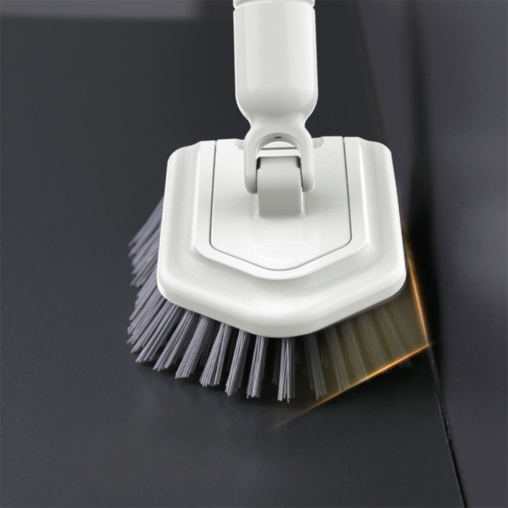 Tile and Tub Brush Adjustable Handle Floor Scrubbing Brush Shower Cleaning Brush