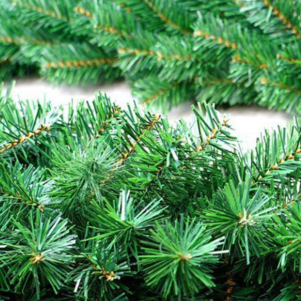 Christmas Pine Garland String Light LED Lighted Garland Artificial Pine Rattan Stairs Fireplace Decor Xmas Decoration
