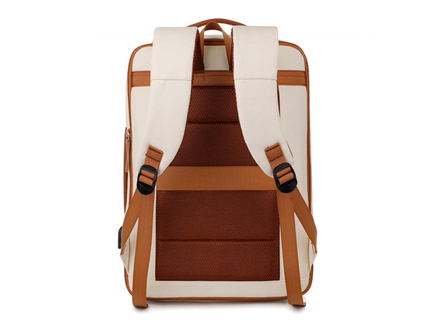Expandable 26L Commuter Backpack - Water-Resistant Laptop Bag with USB Port