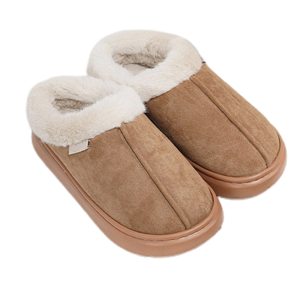 Winter Warm Slipper Indoor Slip On Shoes with Anti-Slip EVA Sole for Men and Women
