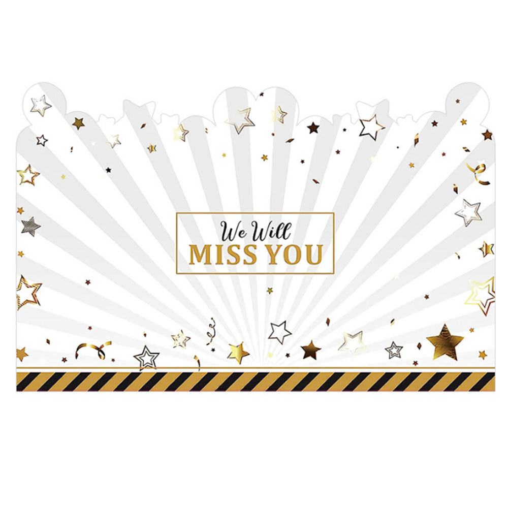 Jumbo Guest Book Happy Retirement Card