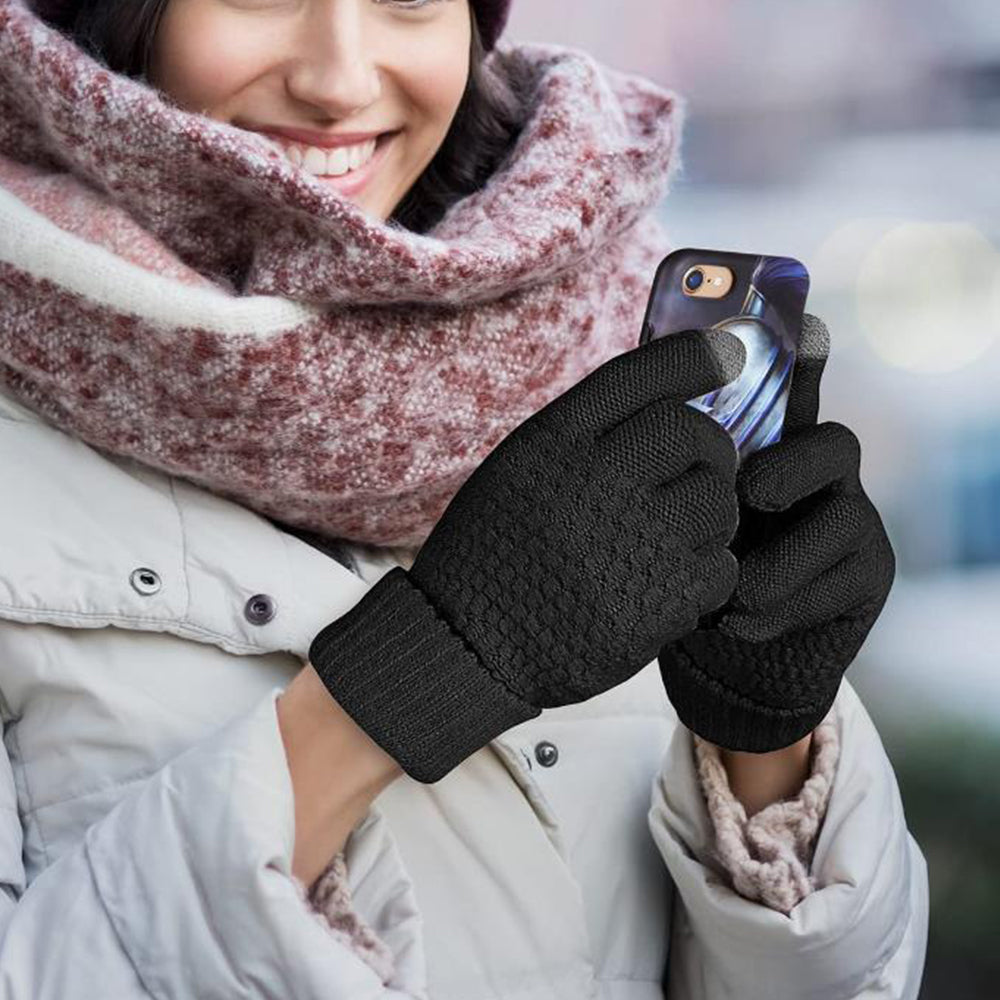 Winter Touchscreen Knitted Warm Gloves