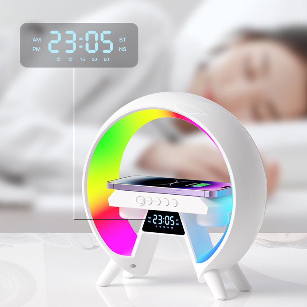 Wireless Charging Bluetooth Speaker Night Light