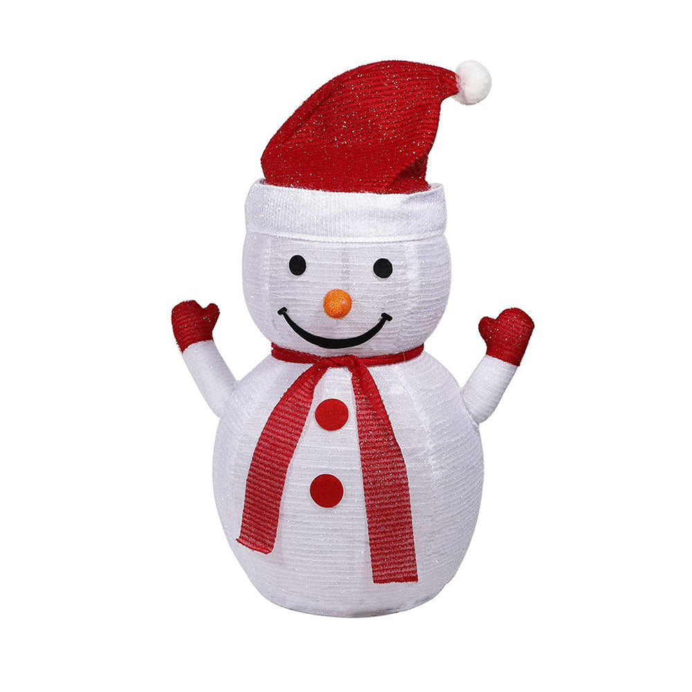Christmas Yard Sign with Stakes Light Up Yard Sign Indoor Outdoor Decor-Snowman