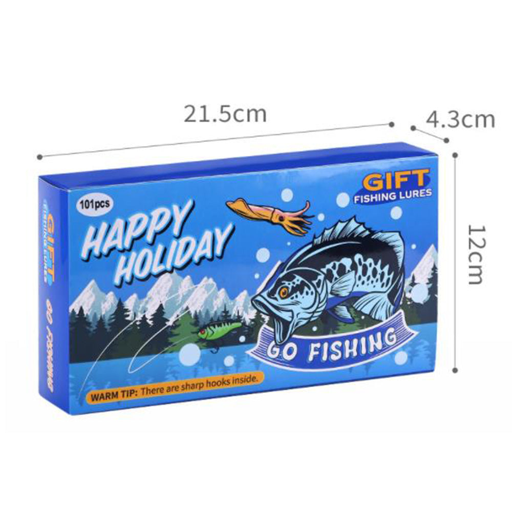 101Pcs Plastic Fishing Lures Tackle Prawn Shrimp Flathead Bream Cod Bass Lure Fishing Kit
