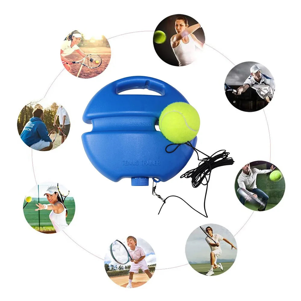 Pickleball Training with Rope Outdoor Indoor Portable Rebound Practice Tool