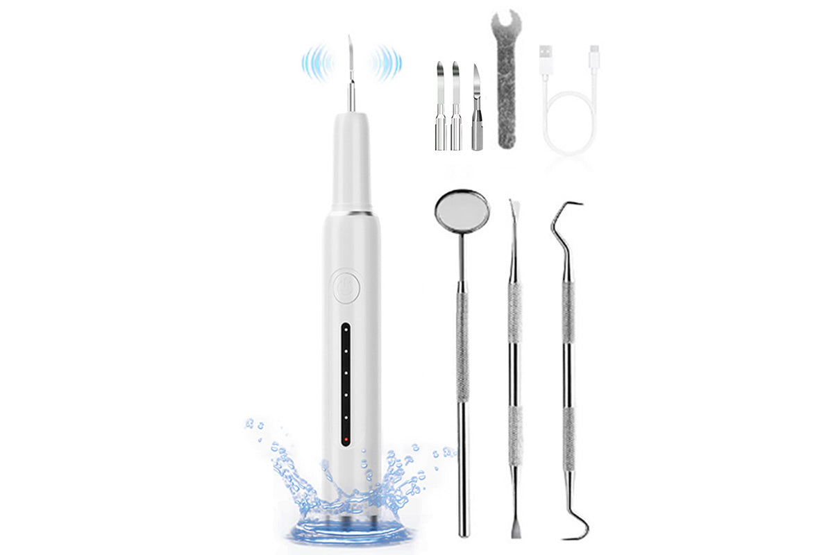 Ultrasonic Dental Cleaner Smart Tartar Remover with UV Care and 5 Cleaning Modes