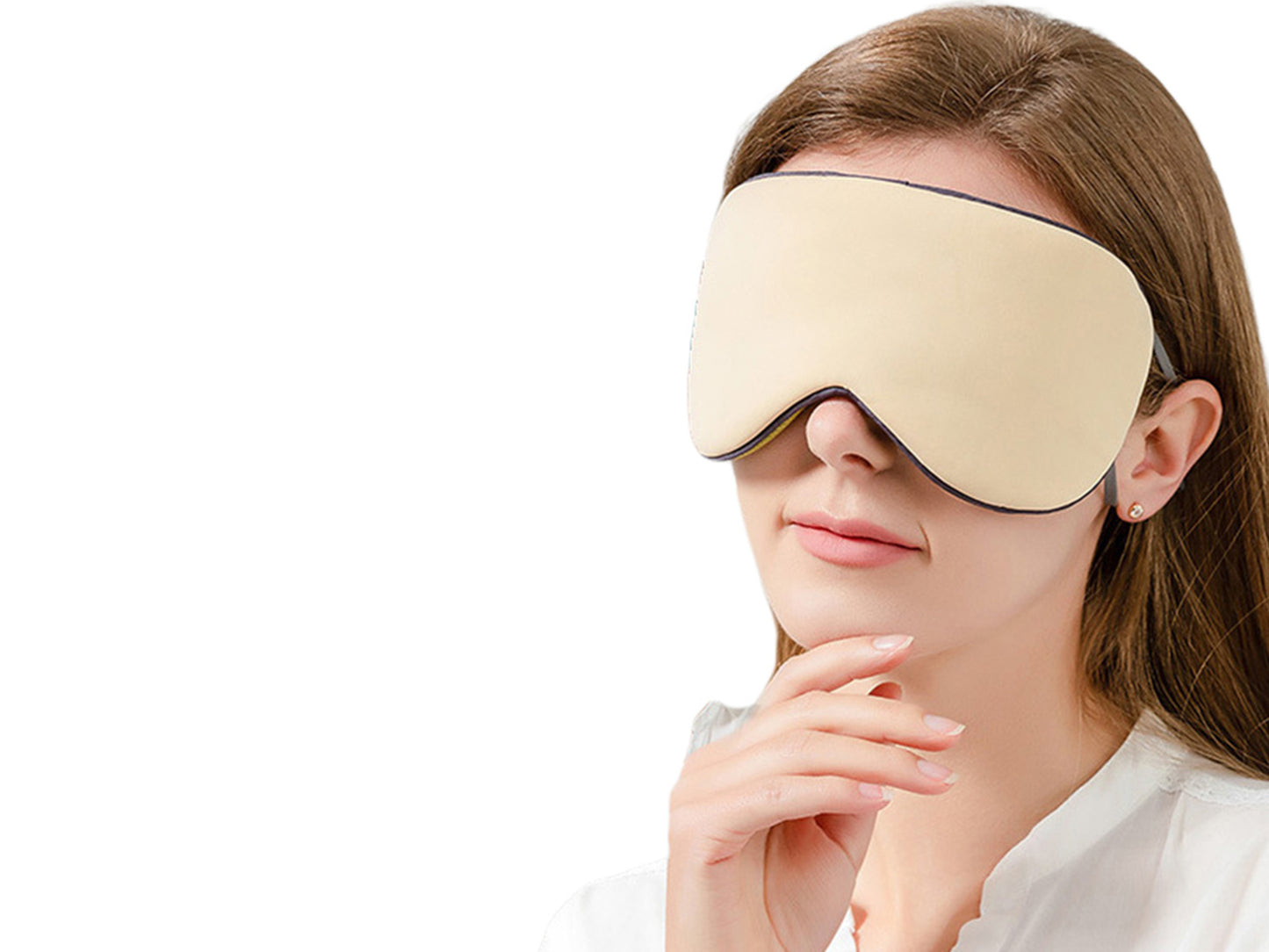 2 PCS Sleeping Masks Warm Cool Double Side Use Blindfold Sleep Eye Cover