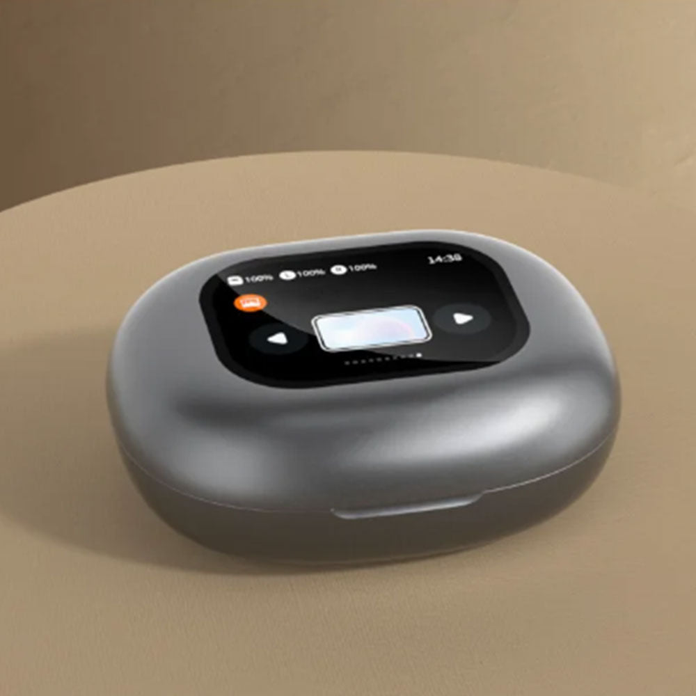 Wireless Open Ear Earbuds With LCD Touchscreen Bluetooth 5.4 Over The Ear Earbuds