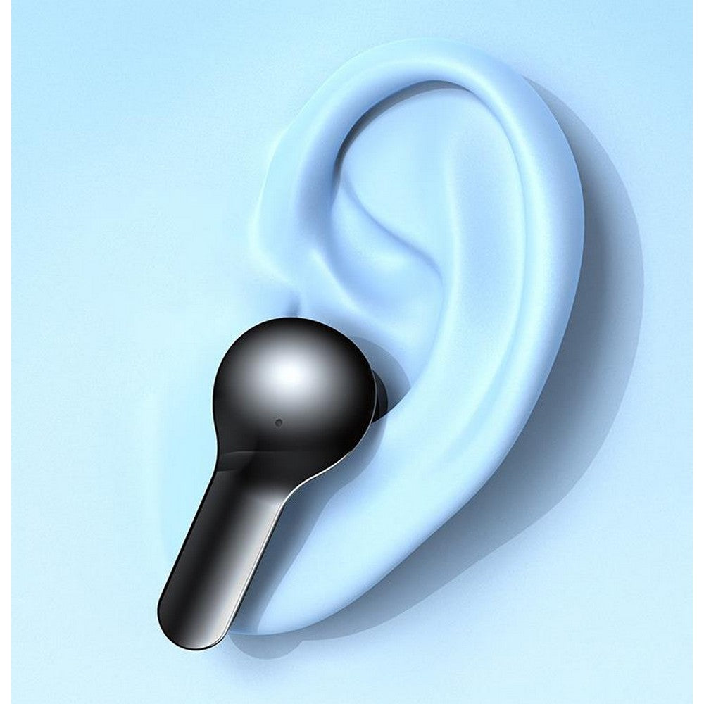 TWS Bluetooth In-ear Transparent Case LED Display Hearing Aid Mini Headphones