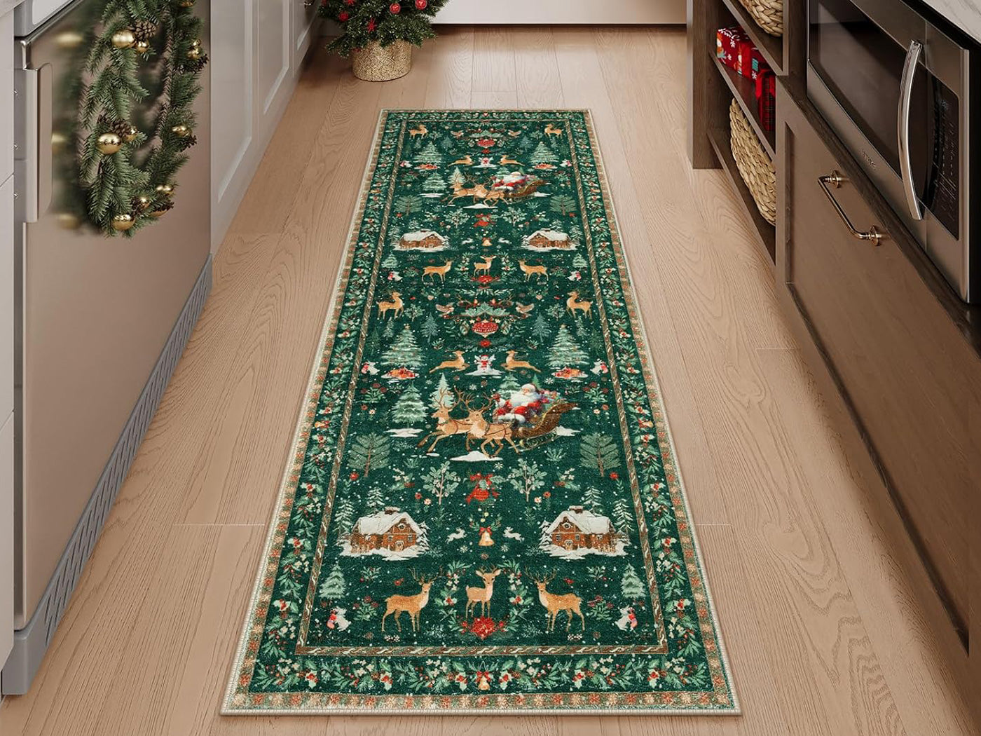 Christmas Kitchen Mats Xmas Merry Christmas Kitchen Mats