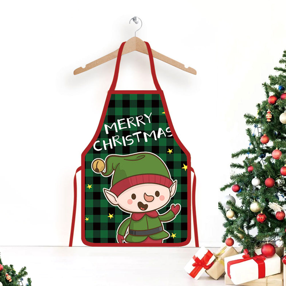 70x50CM Christmas Apron Funny XMAS Cooking Chef Costume