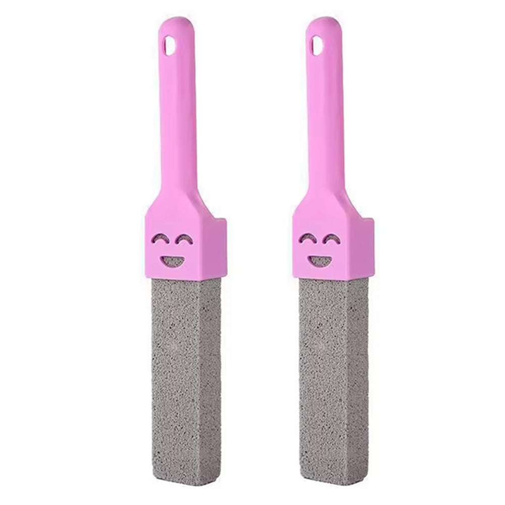 2PCS Pumice Stone With Handle For Cleaning Toilet Pools Household