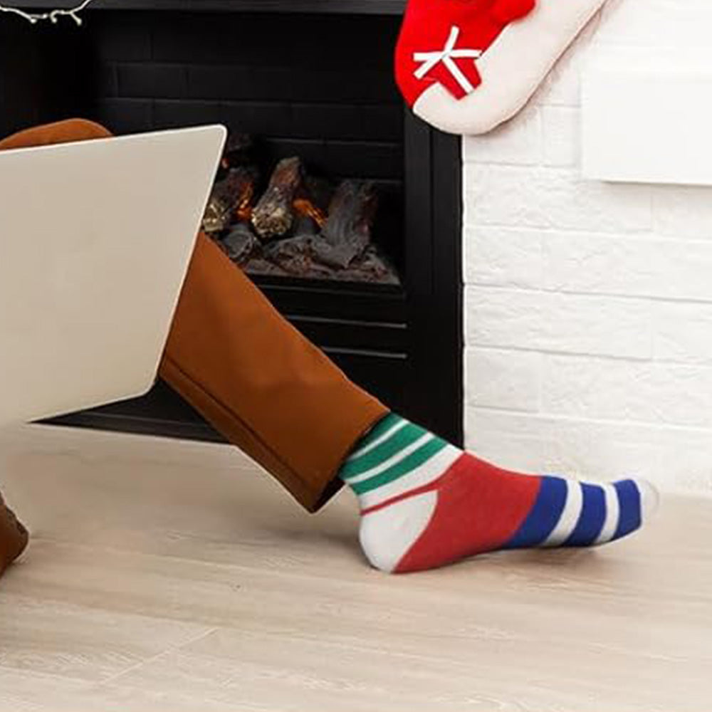 12 Pairs Christmas Sock Advent Calendar 24 Days Countdown Calendar
