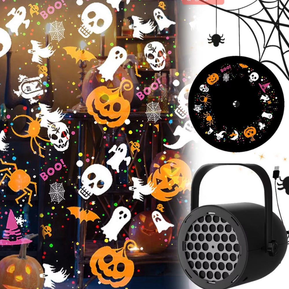 USB LED Christmas Projector Light Indoor Outdoor Holiday Decoration Lamp