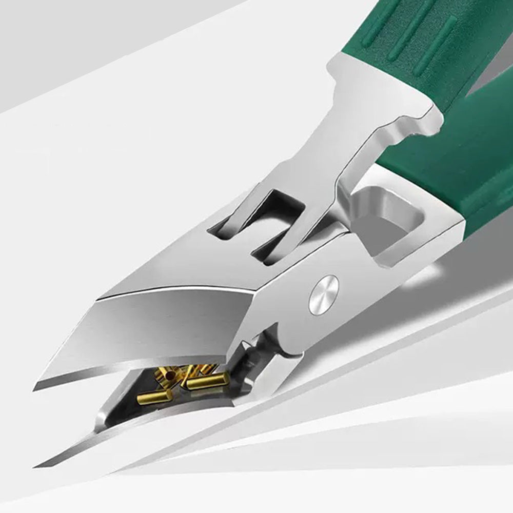 3 Piece Slanted Nail Clipper Set with File and Cleaner Tool