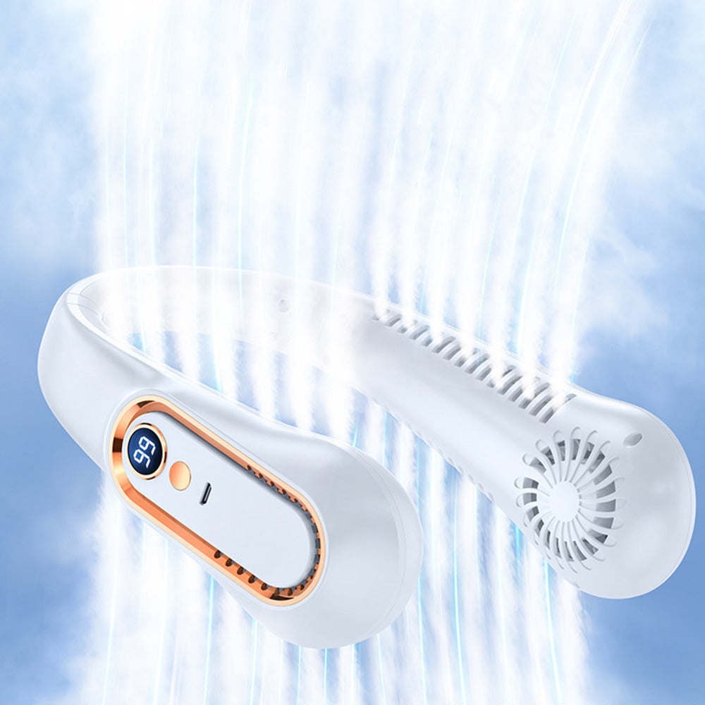 Up Down Airflow Neck Fan USB Neck Air Conditioner Personal Fan