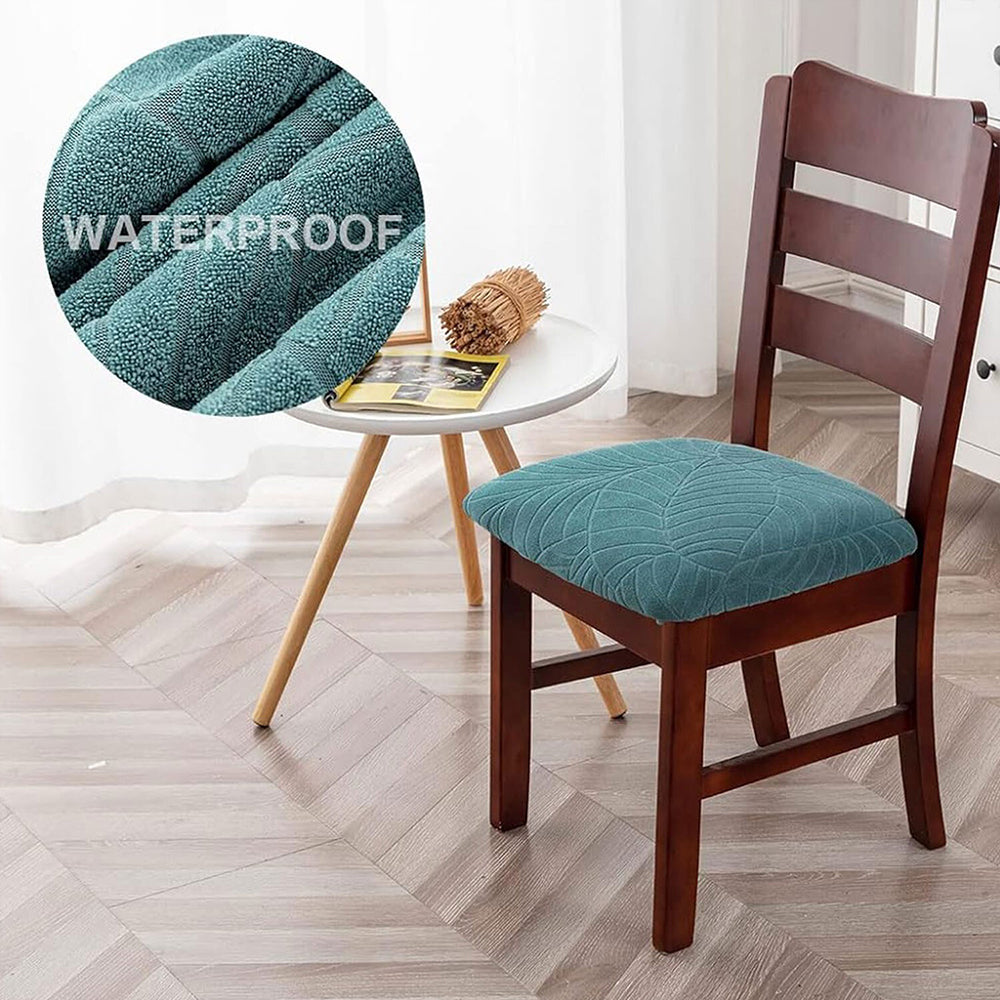 Water Resistant Stretchable Dining Chair Seat Covers