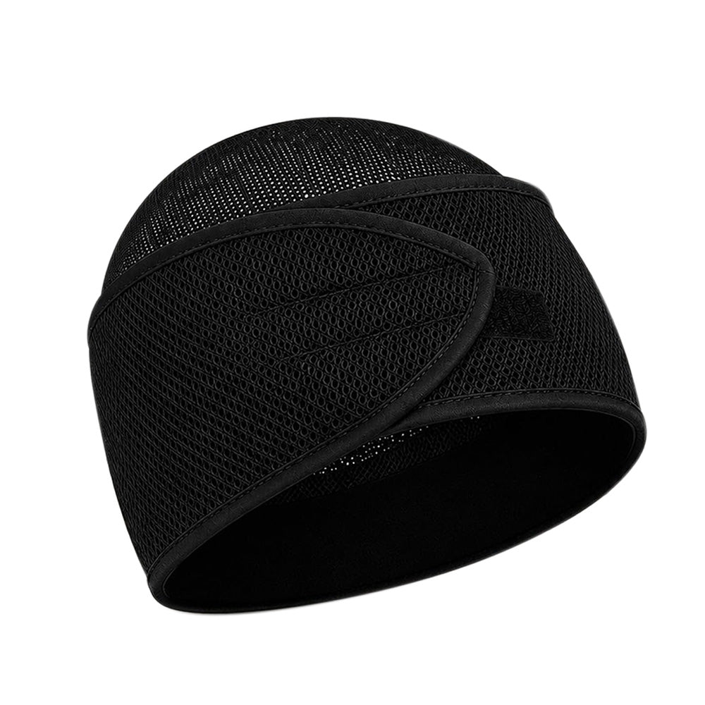 2-in-1 Mesh Sleep Hair Band with Hook and Loop for Short Hair Overnight