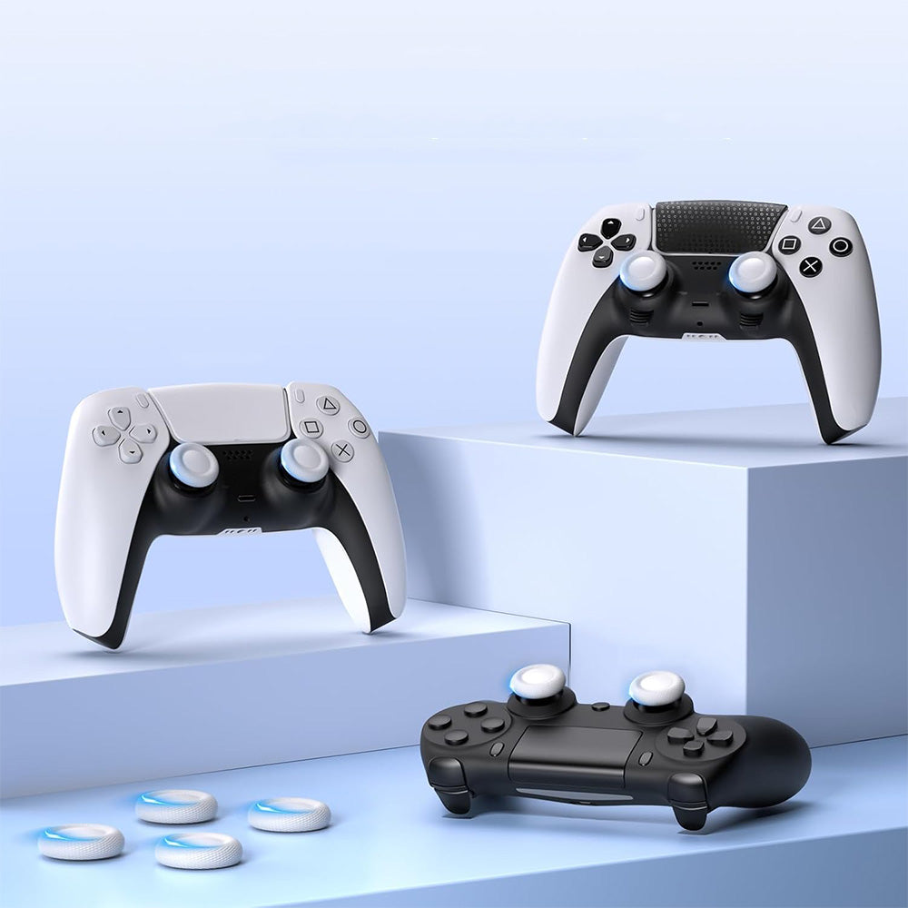 10 Pack TPU Thumb Grip Caps for PS4 and PS5 Controller Joysticks