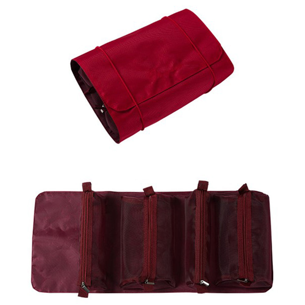4-in-1 Detachable Roll-Up Make Up Organizer