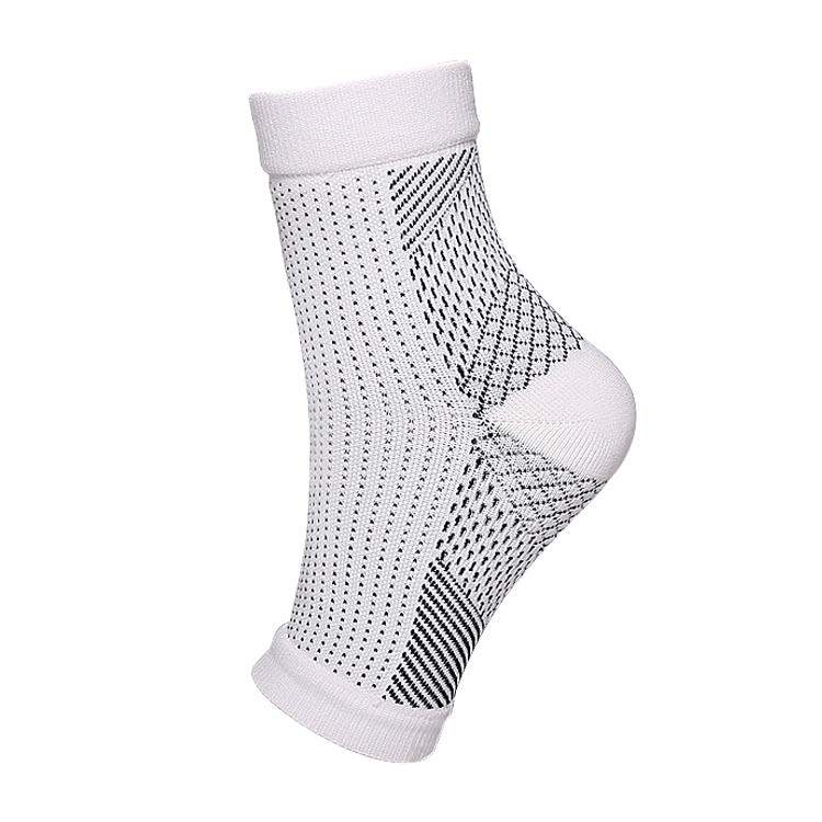 4 Pairs Plantar Fasciitis Socks White