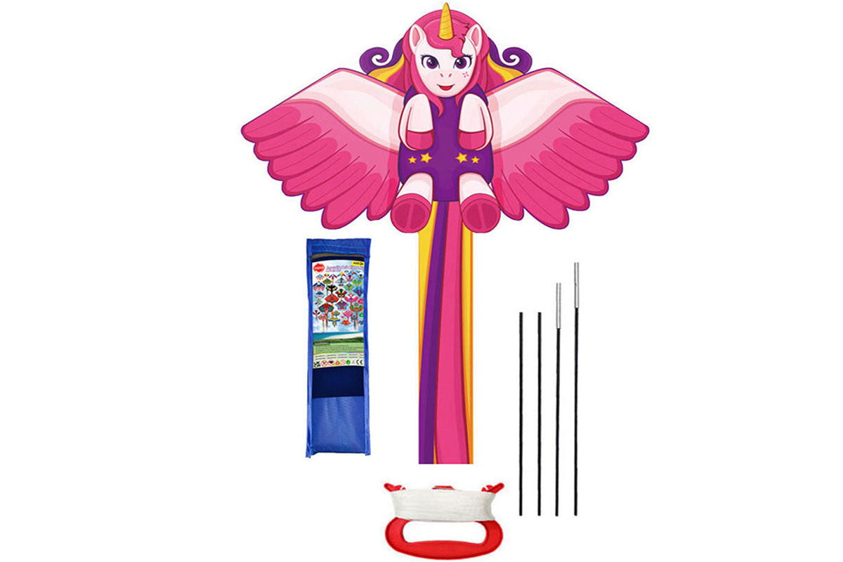 Huge Delta Kite For Kids Beginners Single Line With Tail Beach Kite