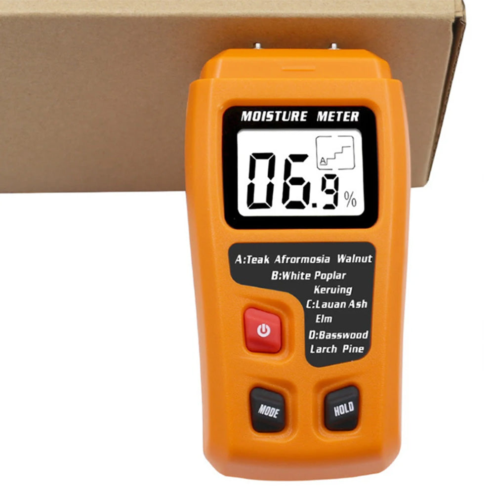 Wood Moisture Meter Digital Moisture Detector Pin-Type Moisture Detector For Wood Paper Firewood