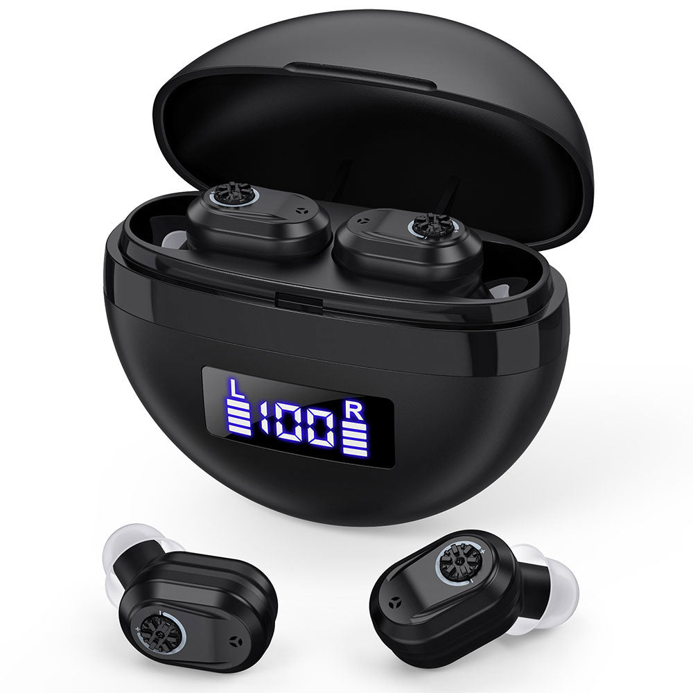 1 Pair Invisible Digital Hearing Aids Rechargeable Mini Sound Enhancer Amplifier
