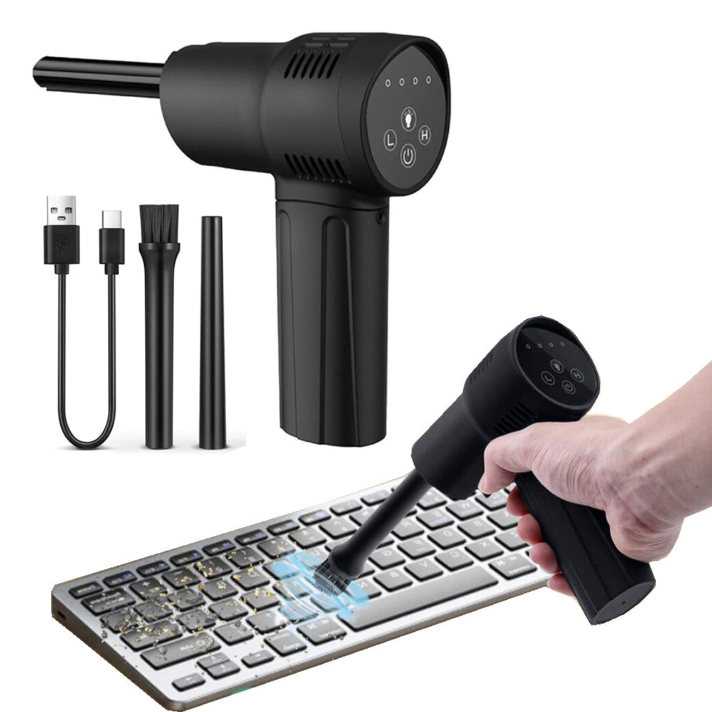 40000 RPM Cordless Compressed Air Duster Rechargeable Dust Blower