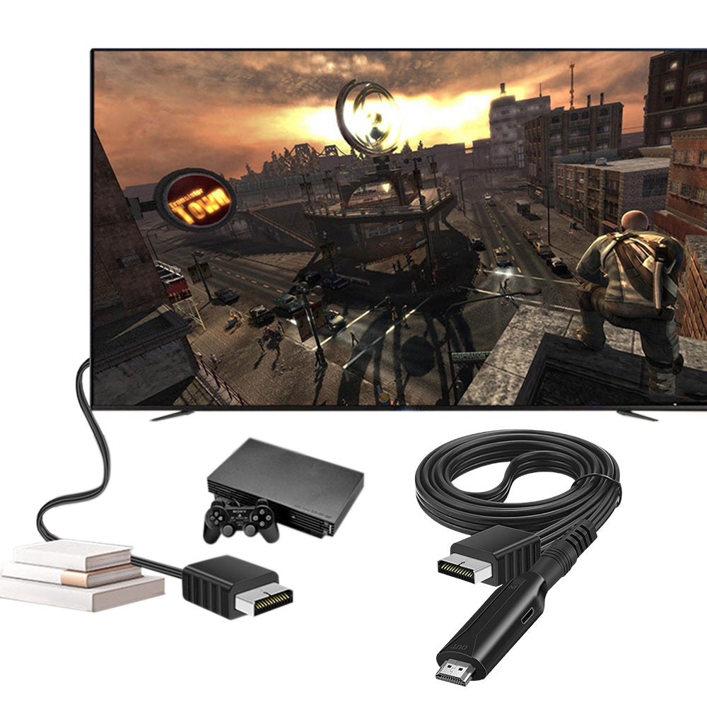 HDMI Converter for PS2 and PS1 with 1080P 720P Resolution Switch
