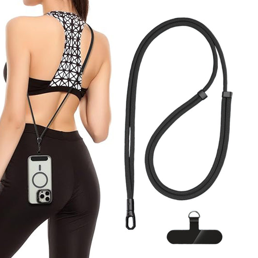 Universal Phone Lanyard Crossbody with Adjustable Neck Strap for iPhone 16 Pro Smartphones