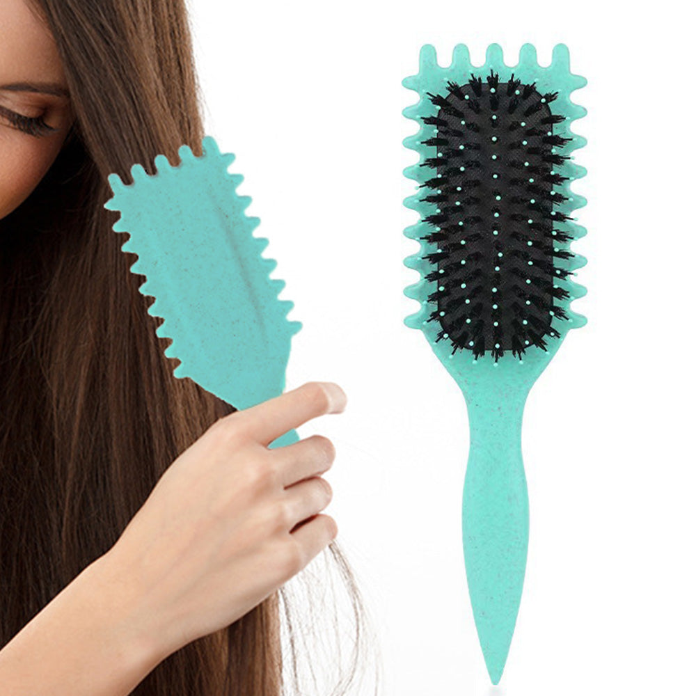 Large Wave Curl Styling Detangling Hair Brush for Daily Use
