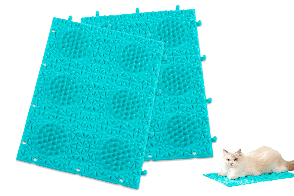 Cat Self Grooming Mat Itching Mat Self Massage Pad for Floor