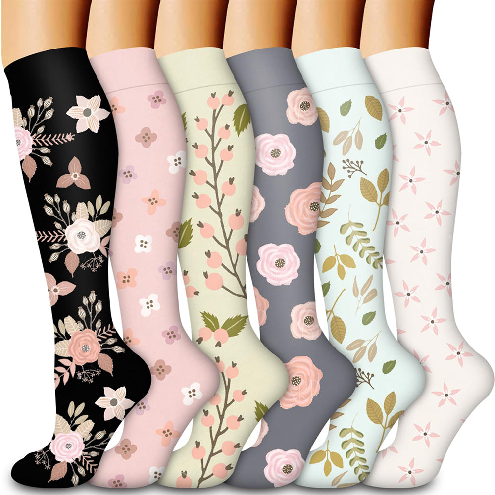 Women's Compression Socks Compression Support Circulation Socks 15-20Mmg