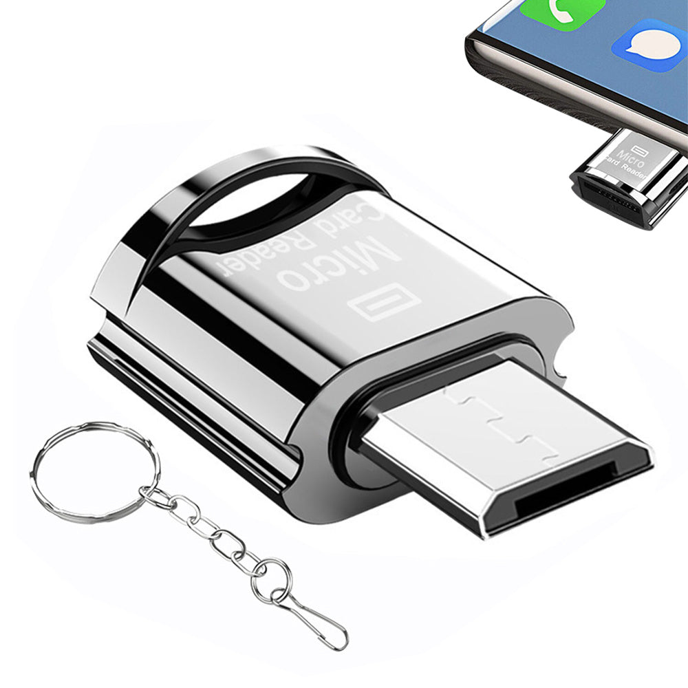 TF OTG Card Reader Adapter for Android and iPhone with Lightning Type-C Micro USB