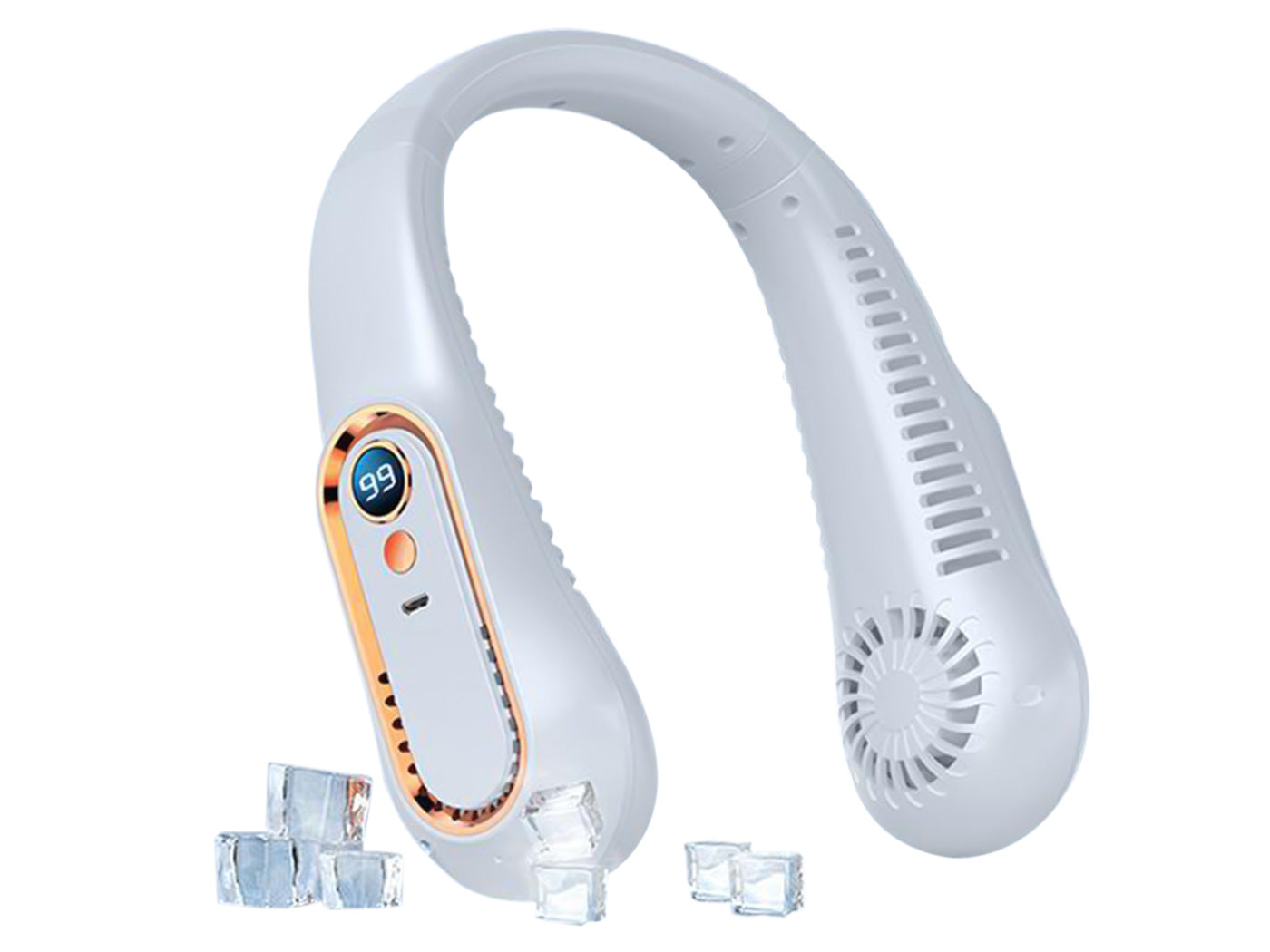 Up Down Airflow Neck Fan USB Neck Air Conditioner Personal Fan