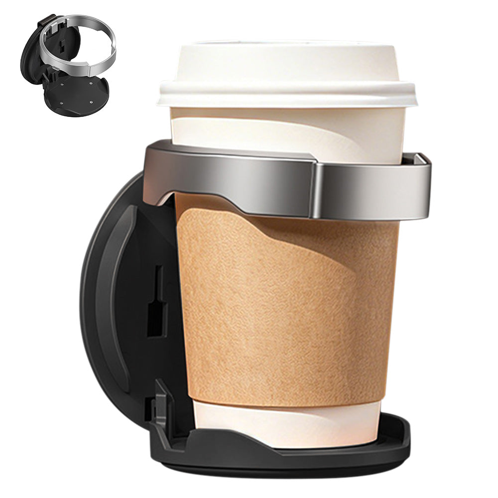 Adjustable Folding Car Door Cup Holder Clip-On Drink Organizer