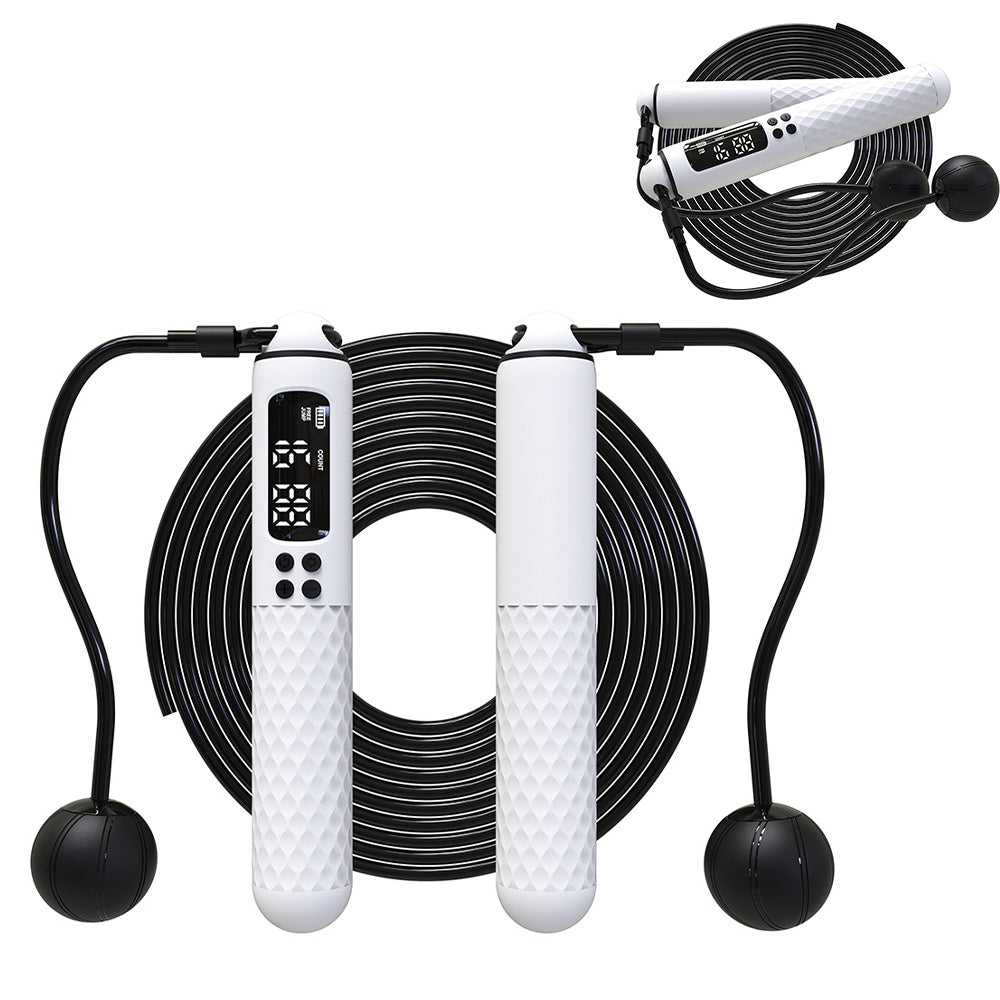 Smart Digital Jump Rope for Accurately Counts Jumps, Sets Goals and Monitors Progres