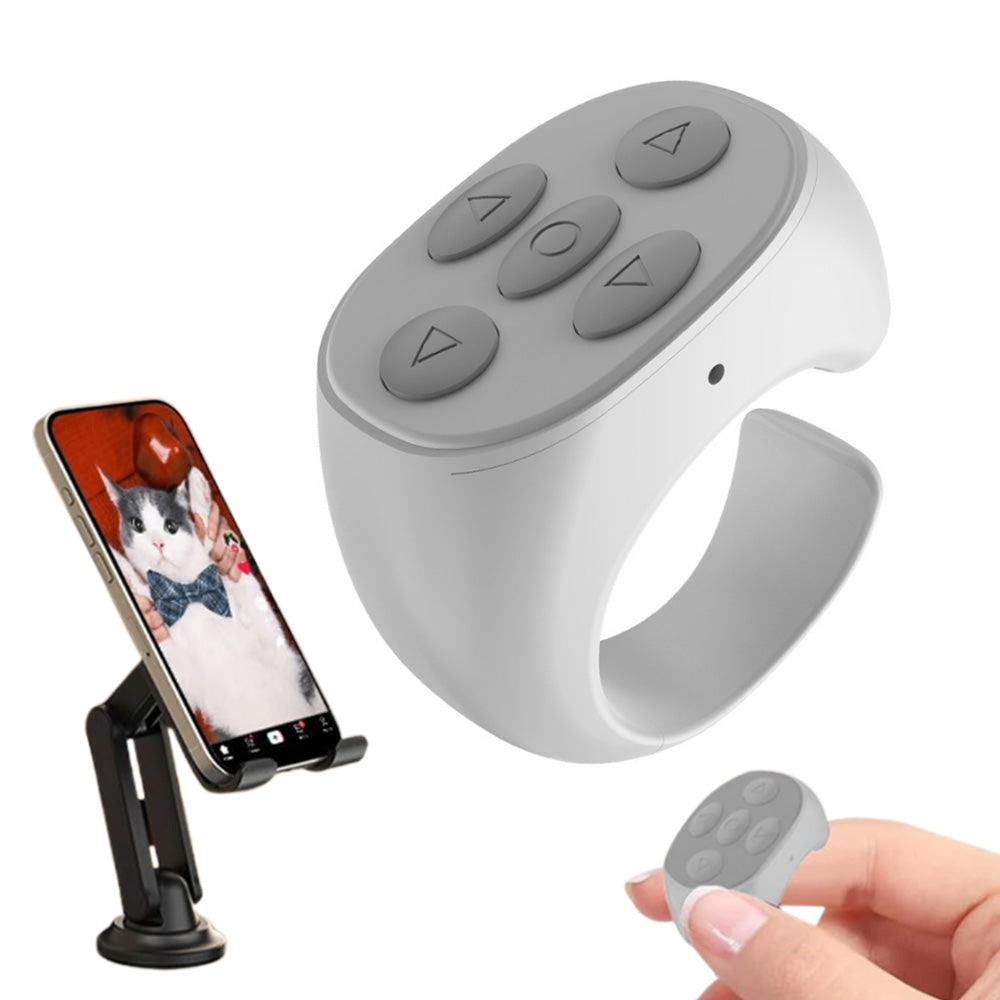 Wireless Bluetooth Ring Remote Control Selfie Video Controller Page Turner