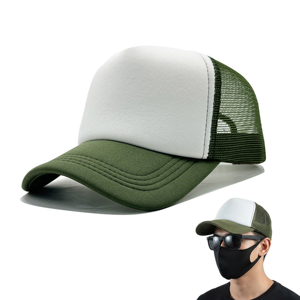Comfortable Adjustable Baseball Cap with Breathable Mesh Trucker Hat for Outdoor